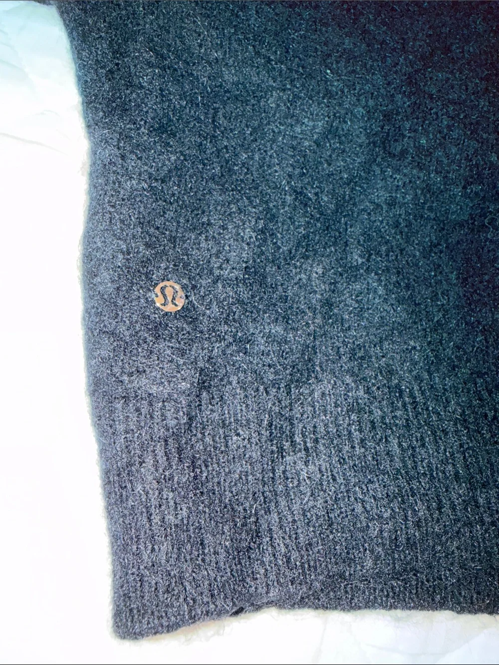 lululemon athletica Black Cropped Crew Sweater